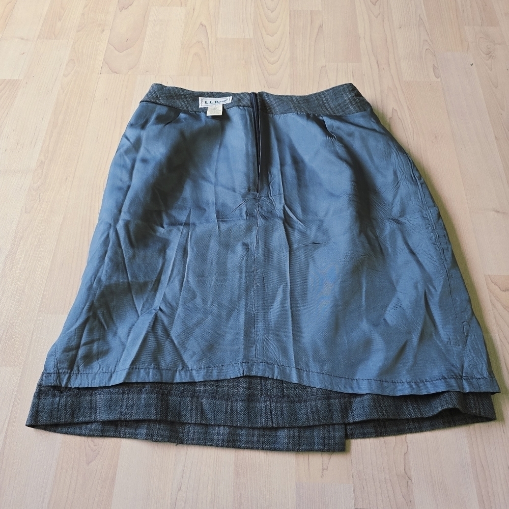 L.L.Bean Worsted Wool Skirt Size 6 - Picture 8 of 12